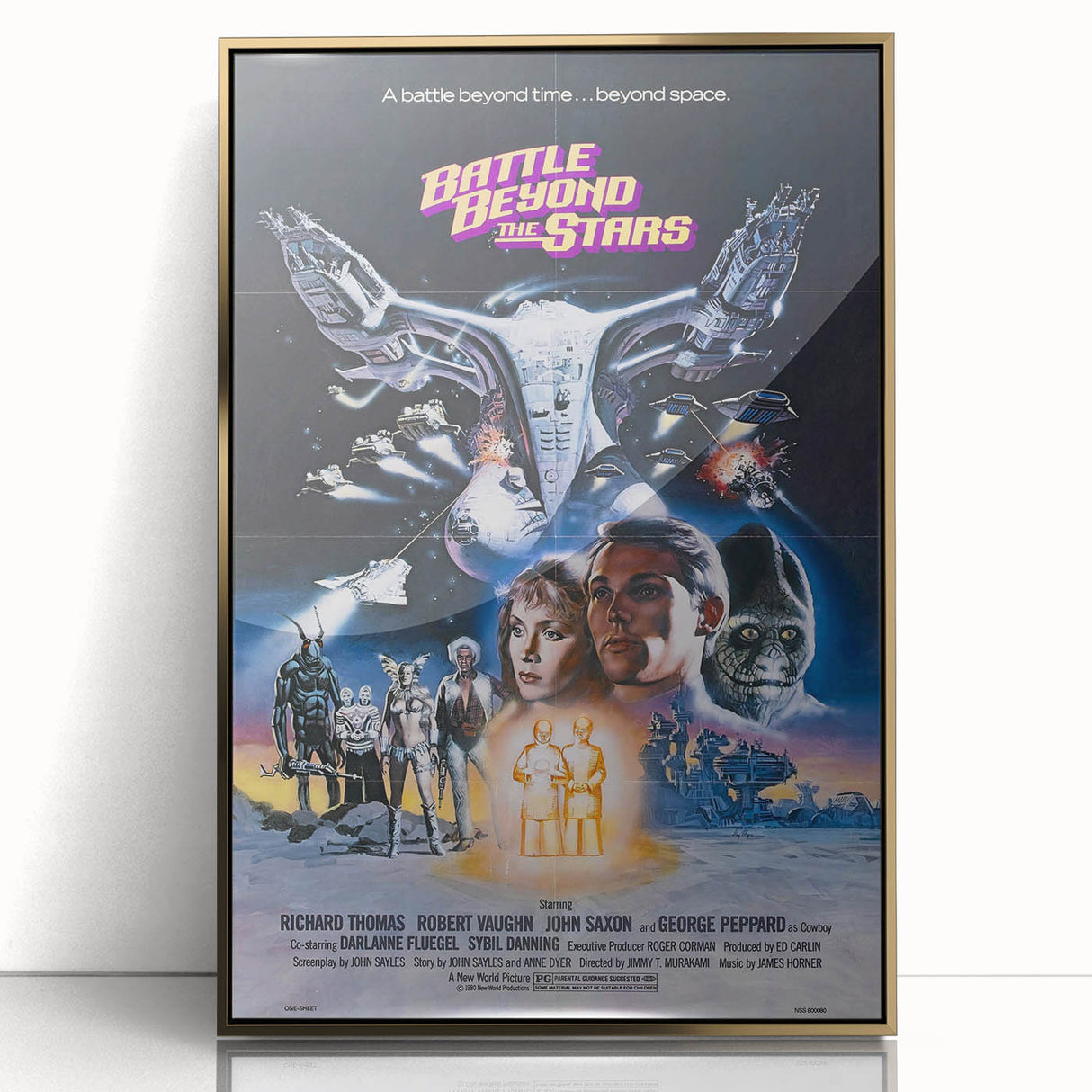 Retro Wall Art - Battle Beyond the Stars Vintage Sci-Fi Poster