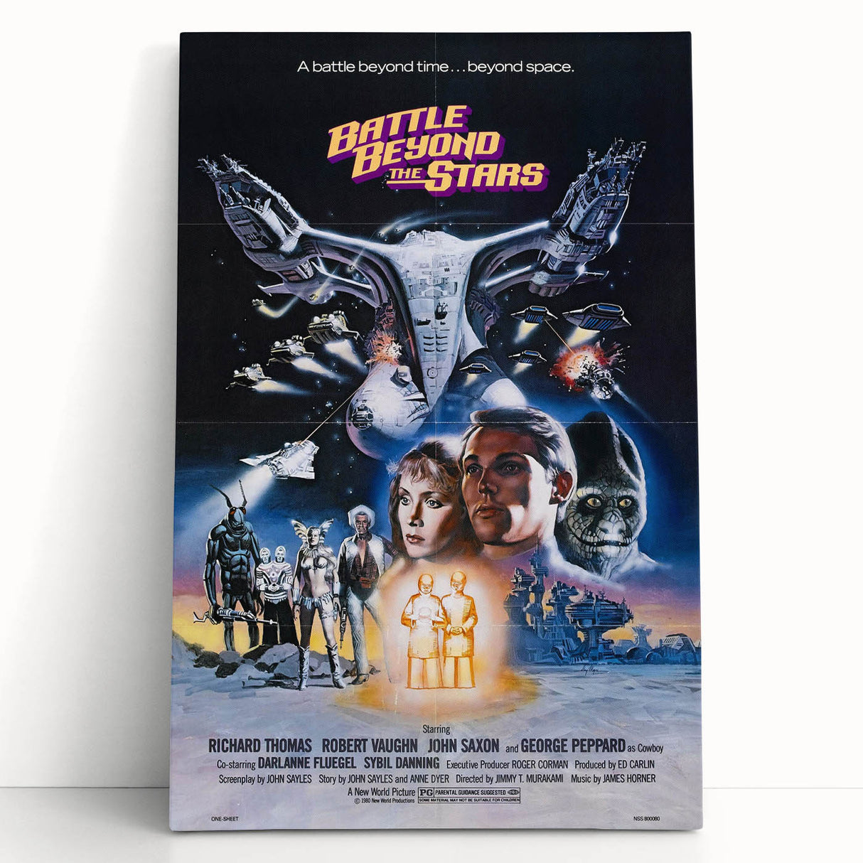Retro Wall Art - Battle Beyond the Stars Vintage Sci-Fi Poster