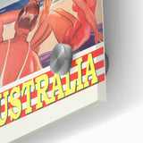 Bondi Beach Retro Travel Poster | Vintage Australian Beach Print