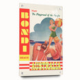 Bondi Beach Retro Travel Poster | Vintage Australian Beach Print