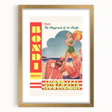 Bondi Beach Retro Travel Poster | Vintage Australian Beach Print