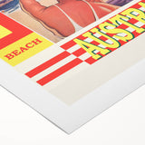 Bondi Beach Retro Travel Poster | Vintage Australian Beach Print