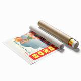 Bondi Beach Retro Travel Poster | Vintage Australian Beach Print