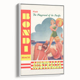Bondi Beach Retro Travel Poster | Vintage Australian Beach Print