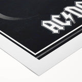 AC/DC Guitar Poster - Black SG Guitar Vintage Wall Art