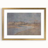 Classical Realism Art Print – Serene Landscape by the Water