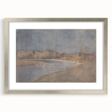 Classical Realism Art Print – Serene Landscape by the Water