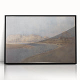 Classical Realism Art Print – Serene Landscape by the Water