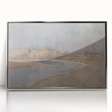 Classical Realism Art Print – Serene Landscape by the Water