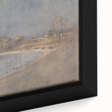Classical Realism Art Print – Serene Landscape by the Water