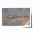 Classical Realism Art Print – Serene Landscape by the Water