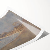 Classical Realism Art Print – Serene Landscape by the Water