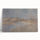 Classical Realism Art Print – Serene Landscape by the Water