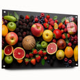Vibrant Fruit Medley - Modern Kitchen Wall Art for Fresh Decor