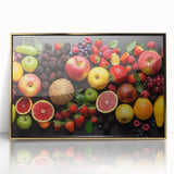 Vibrant Fruit Medley - Modern Kitchen Wall Art for Fresh Decor