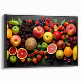 Vibrant Fruit Medley - Modern Kitchen Wall Art for Fresh Decor