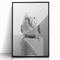 Bathroom Wall Art - Charming Bird with Toilet Paper