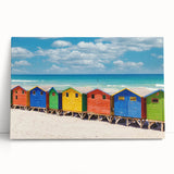 Large black and white stretched canvas featuring an African savannah landscape, ideal for kitchen wall art.