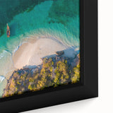 Extra large framed canvas featuring a textured, colorful African scenery, ideal for living room decor.