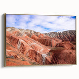 Framed canvas featuring a vintage-style landscape painting of Azerbaijan with black and gold tones, ideal for bedroom decor.