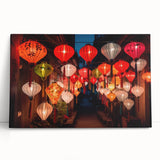 Black and white large canvas print of Shanghai skyline, ideal for kitchen or bedroom decor.