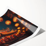 Extra large wall art featuring line art flowers in muted tones on a rolled print, suitable for large living room decor.