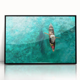 Large abstract wall art of a Malaysian landscape in muted earth tones on a framed acrylic.