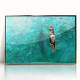 Large art print of a Malaysian landscape in muted earth tones on framed acrylic, ideal for modern art wall decor.