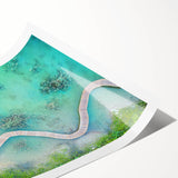 Extra large rolled print featuring line art flowers with subtle colors, ideal for large living room wall art.