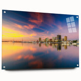 Acrylic print of a vibrant Philippine landscape, ideal for bedroom or dining room decor.