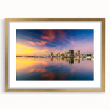 Extra large wall art featuring a textured abstract print of a Philippine landscape in muted earth tones, framed in gold.