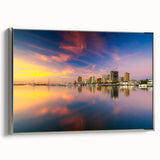 Framed canvas featuring a vintage-style landscape painting of a Philippine scenery in colorful art tones.