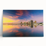 Black and white stretched canvas featuring a tranquil Philippine landscape, ideal for kitchen wall art or bedroom decor.