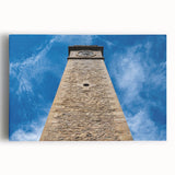 Black and white photograph of a serene Sri Lankan landscape on stretched canvas, suitable for kitchen wall art.