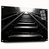 Acrylic print of Adelaide scenery with muted earth tones, ideal for bedroom or dining room decor.