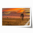 Extra large rolled print of Queensland scenery with vibrant green and blue tones, ideal for art wall dining room.