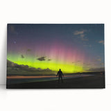 Black and white photograph of Tasmania scenery on large stretched canvas, ideal for kitchen wall art or bedroom ambiance.