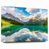 Abstract landscape of British Columbia on large acrylic glass, with muted earth tones, ideal for bedroom or dining room art.