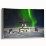 Landscape art painting of Manitoba scenery on framed canvas.