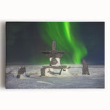 Landscape of Manitoba in black and white on stretched canvas, suitable for kitchen wall art.