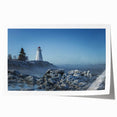 Extra large rolled print of New Brunswick scenery, featuring muted earth tones, perfect for dining room wall art.