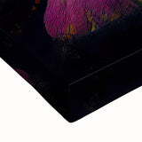 Black and white landscape art painting of Newfoundland scenery on large stretched canvas, ideal for bedroom wall decor.