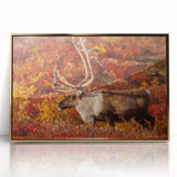 Framed acrylic print of a serene Northwest Territories landscape in pastel hues, ideal for modern art wall decor.