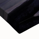 Large art of a black and white Nova Scotia landscape on stretched canvas, ideal for bedroom wall decor.