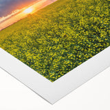 Art deco poster featuring a serene Saskatchewan landscape in muted greens and blues, ideal for dining room wall art.