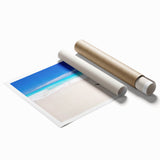 Extra large rolled print of Antigua scenery with vibrant floral elements, ideal for classy bathroom wall art.