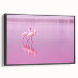 Black and white framed canvas featuring a vintage-style landscape of Aruba, ideal for bedroom wall decor.