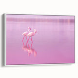 Framed canvas vintage poster art featuring a vibrant Caribbean Aruba scenery, ideal for living room decor.