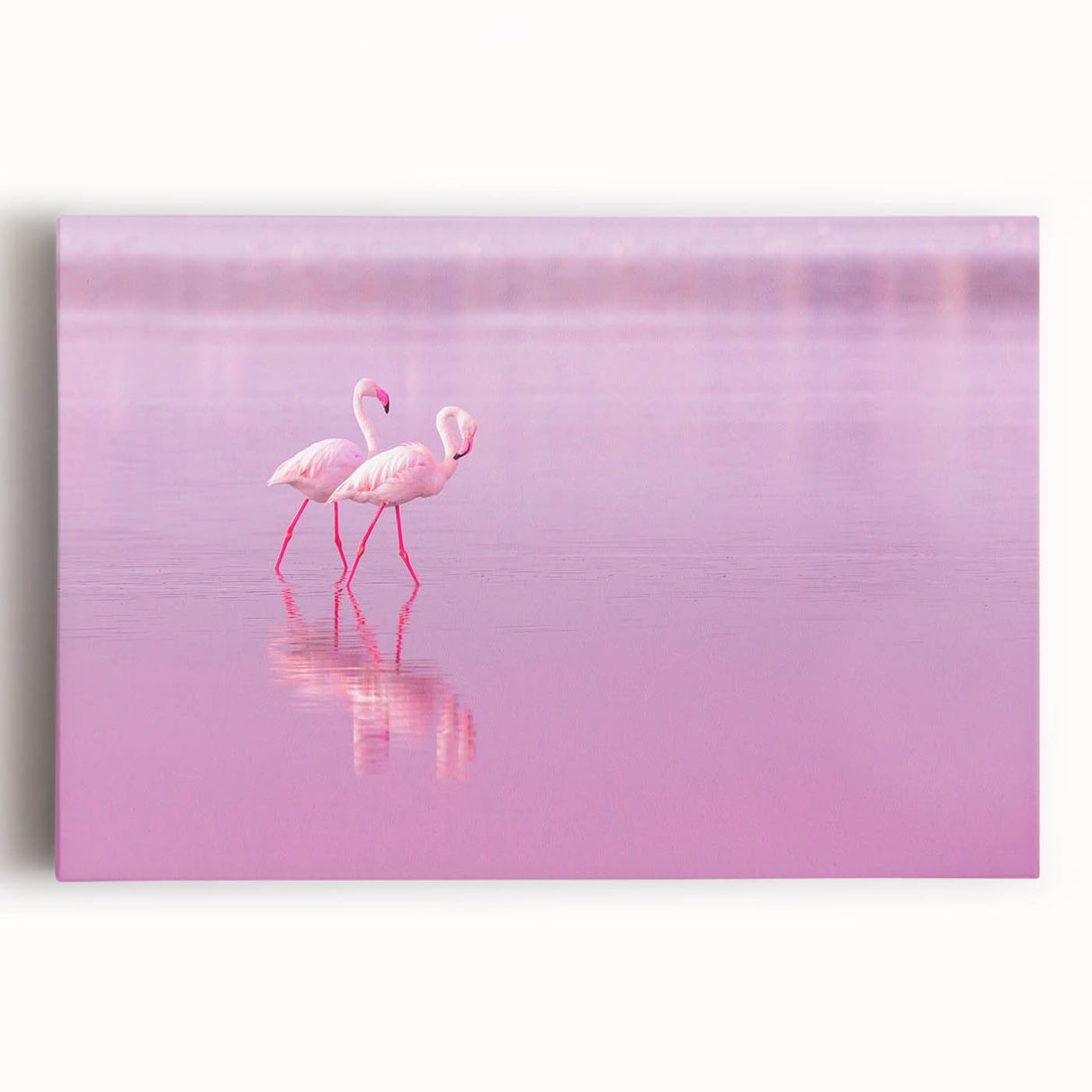 Black and white photograph of a calm Caribbean beach on stretched canvas, suitable as kitchen wall art or for a bedroom.