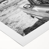 Art deco poster of a vibrant Caribbean Cuba scenery on rolled canvas, suitable for dining room wall art.